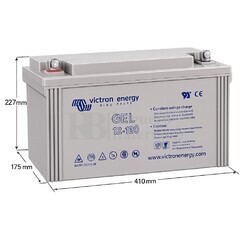 Victron Gel 12 Voltios 130 Amperios | Energy Deep Cycle BAT412121104